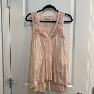 Anthropology Meadow Rue Embroidered Tank